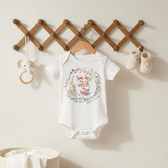 Rainbow Baby Bodysuit, Worth the Wait, Neutral Rainbow Baby Gift, After Loss Baby Outfit, Watercolor Baby Shower Tee, Baby Girl Gift