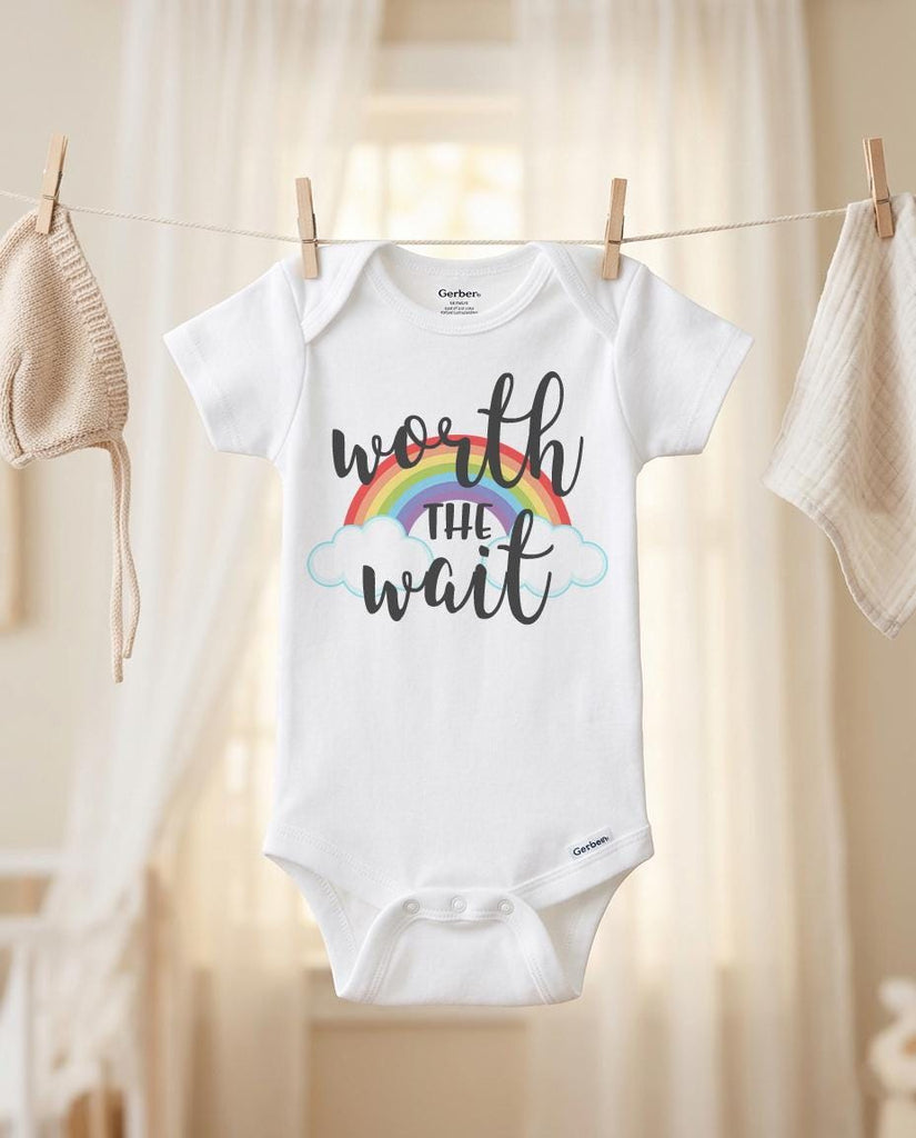 Worth the Wait, Rainbow Baby Gift Bodysuit
