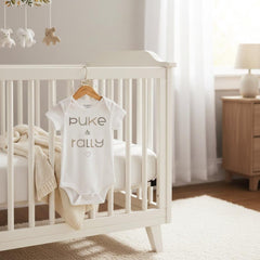 Puke & Rally Onesie®, Baby Shower Gift, Funny Baby Onesie®, Funny Baby Bodysuit, Funny Newborn Gift for Baby, Funny Baby Shower Gift, Niece