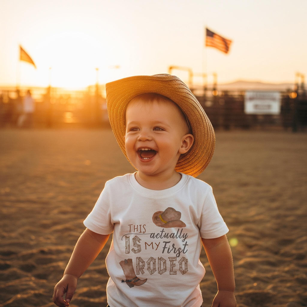 My First Rodeo, Cowboy Onesie®, Boy Country Romper, Western Boy Romper, Rodeo shirt, Baby Shower Gift, Western shirt, Country Baby Gift