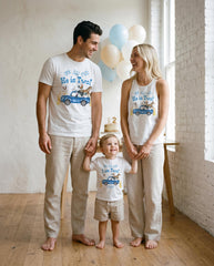 Farm Birthday Shirt, Oink Baa Moo, Second Birthday Blue Truck Party, Family Birthday Tees