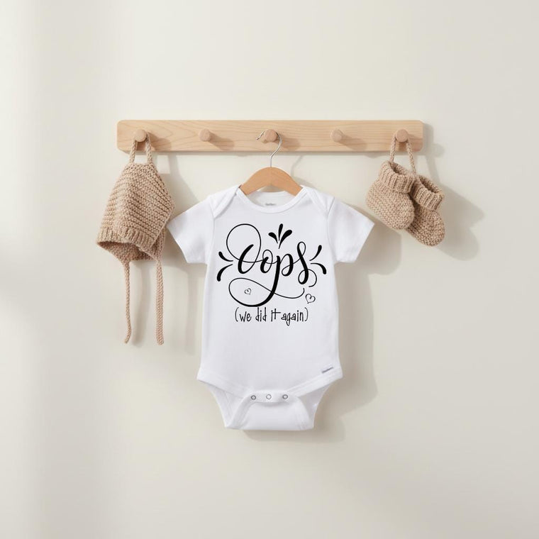 Expecting Again Bodysuit, Funny New Arrival Gift, Family Shirt