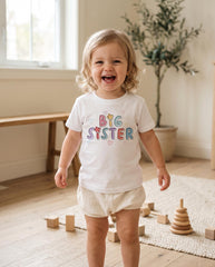 Big Sister Toddler Shirt, Cute Big Sister Gift, Big Sis Tee