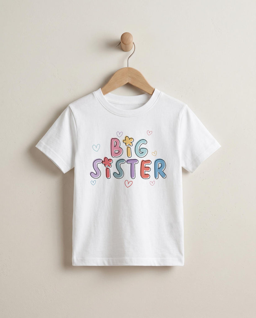Big Sister Toddler Shirt, Cute Big Sister Gift, Big Sis Tee