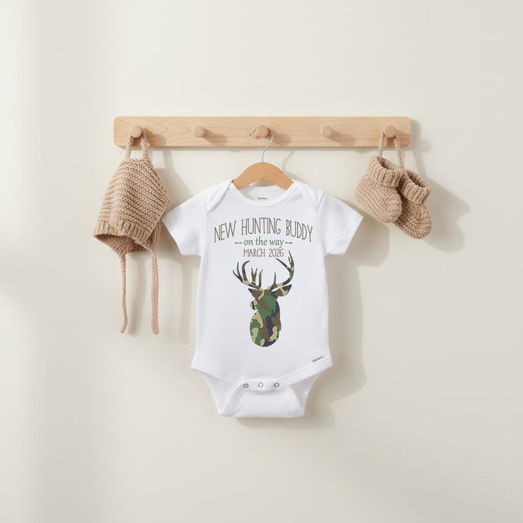New Hunting Buddy Bodysuit, New Arrival Gift, Deer Shirt
