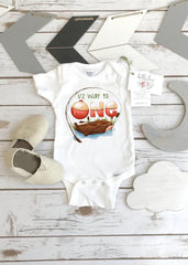 Half Birthday Fishing Bodysuit, Half Way to One Outfit