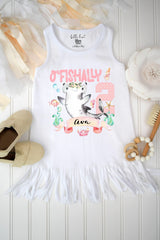 O'Fishally Two Shark Second Birthday Outfit, Personalized