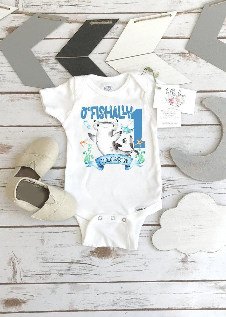 Under the Sea First Birthday Onesie – Ocean Theme Cake Smash Outfit