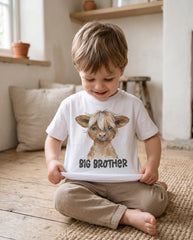 big brother toddler tees farm help on the way cow theme baby reveal