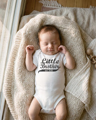 little brother and big brother matching tees for family reunions and baby showers