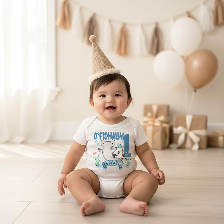 Under the Sea First Birthday Onesie – Ocean Theme Cake Smash Outfit