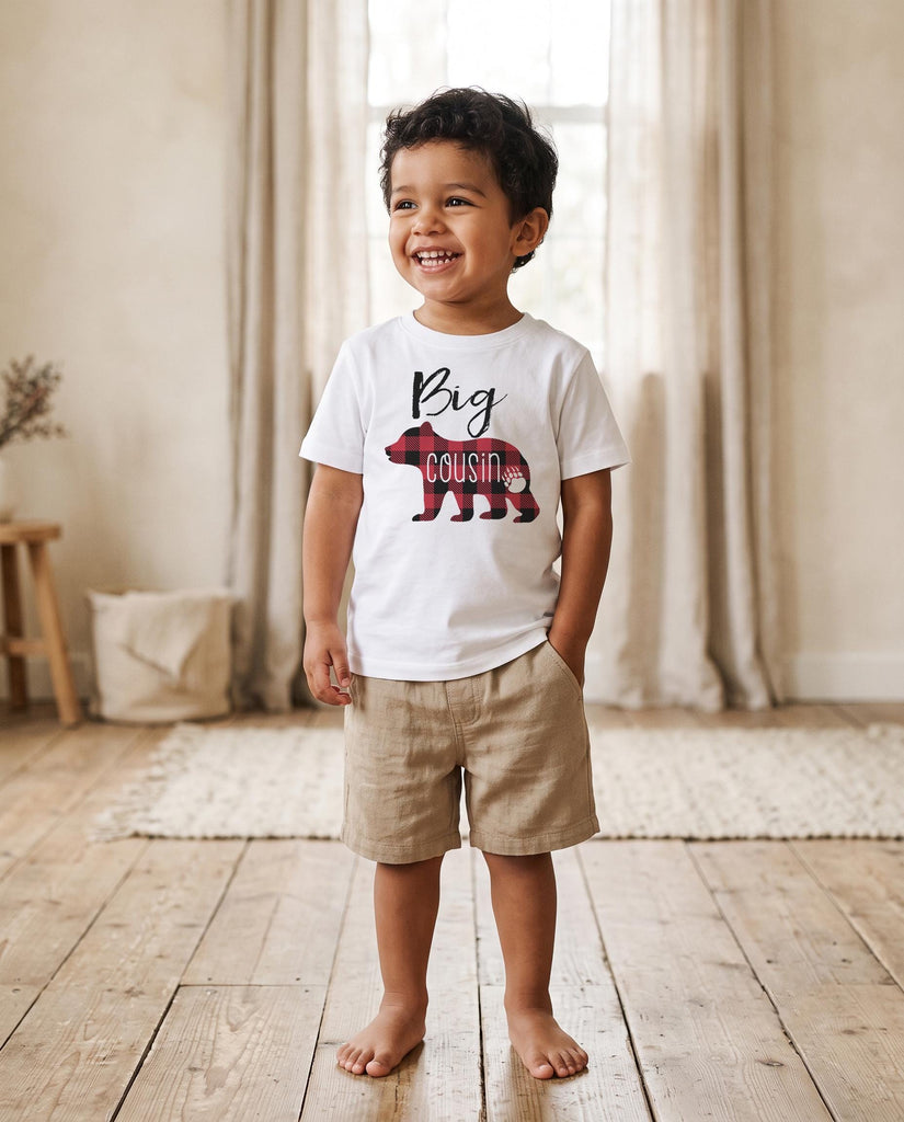 Promoted to Big Cousin Shirt, Toddler Cousin Tee, Family Gift