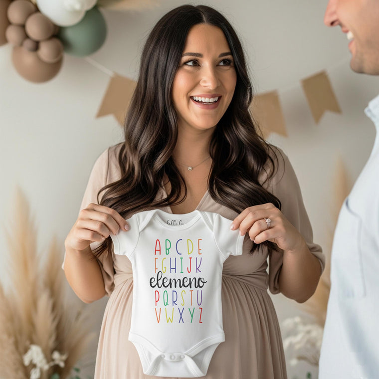 ABC Elemeno Bodysuit, Teacher Gift