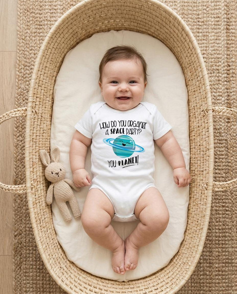 You Planet Space Pun Bodysuit