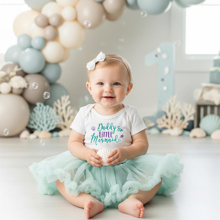 Little Mermaid Birthday, Daddys Little Mermaid, Mermaid Baby, Mermaid Party, Mermaid Shirt