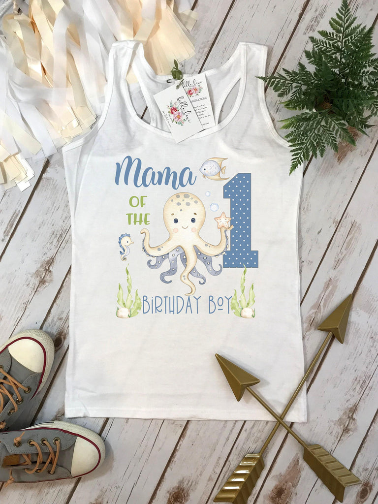 Under the Sea Party, Mom Birthday shirt, 1st Birthday, Ocean Party, Shark Birthday, Ofishally One, Mommy of the Birthday Boy, ONEder Sea