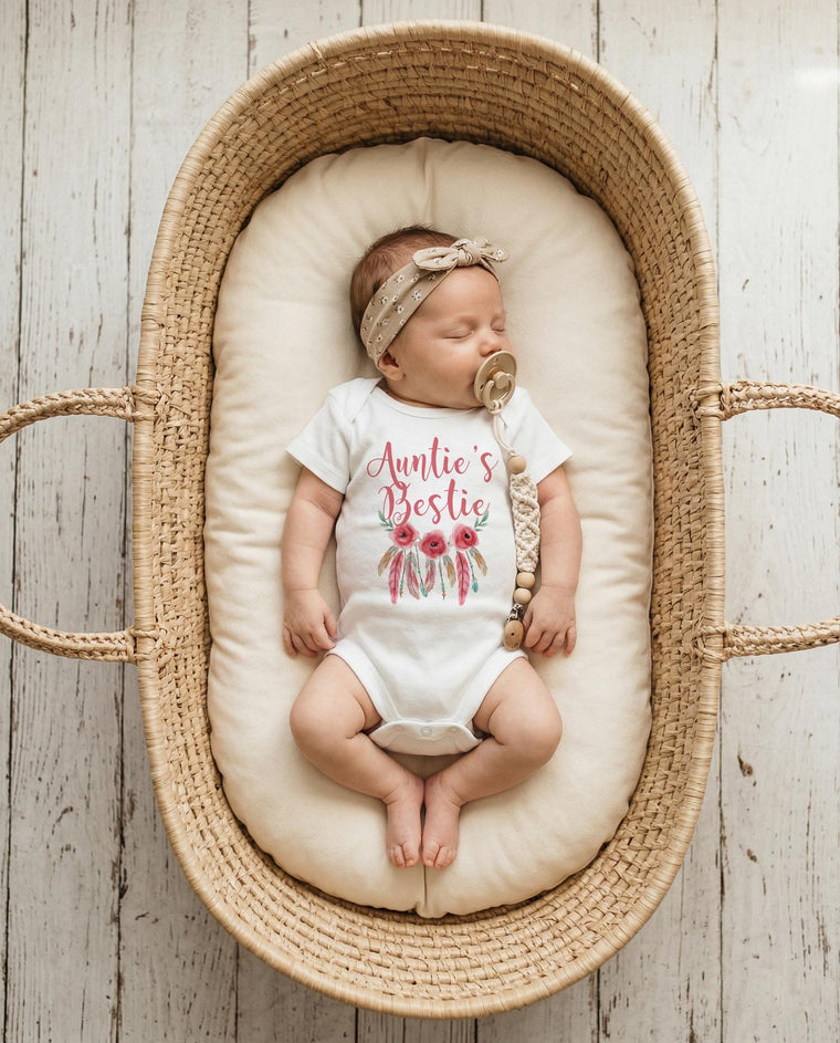 Niece Gift, Aunt Onesie®, Auntie's Bestie, Aunt Baby Gift, Newborn Gift, Baby Shower Gift, Gift from Auntie