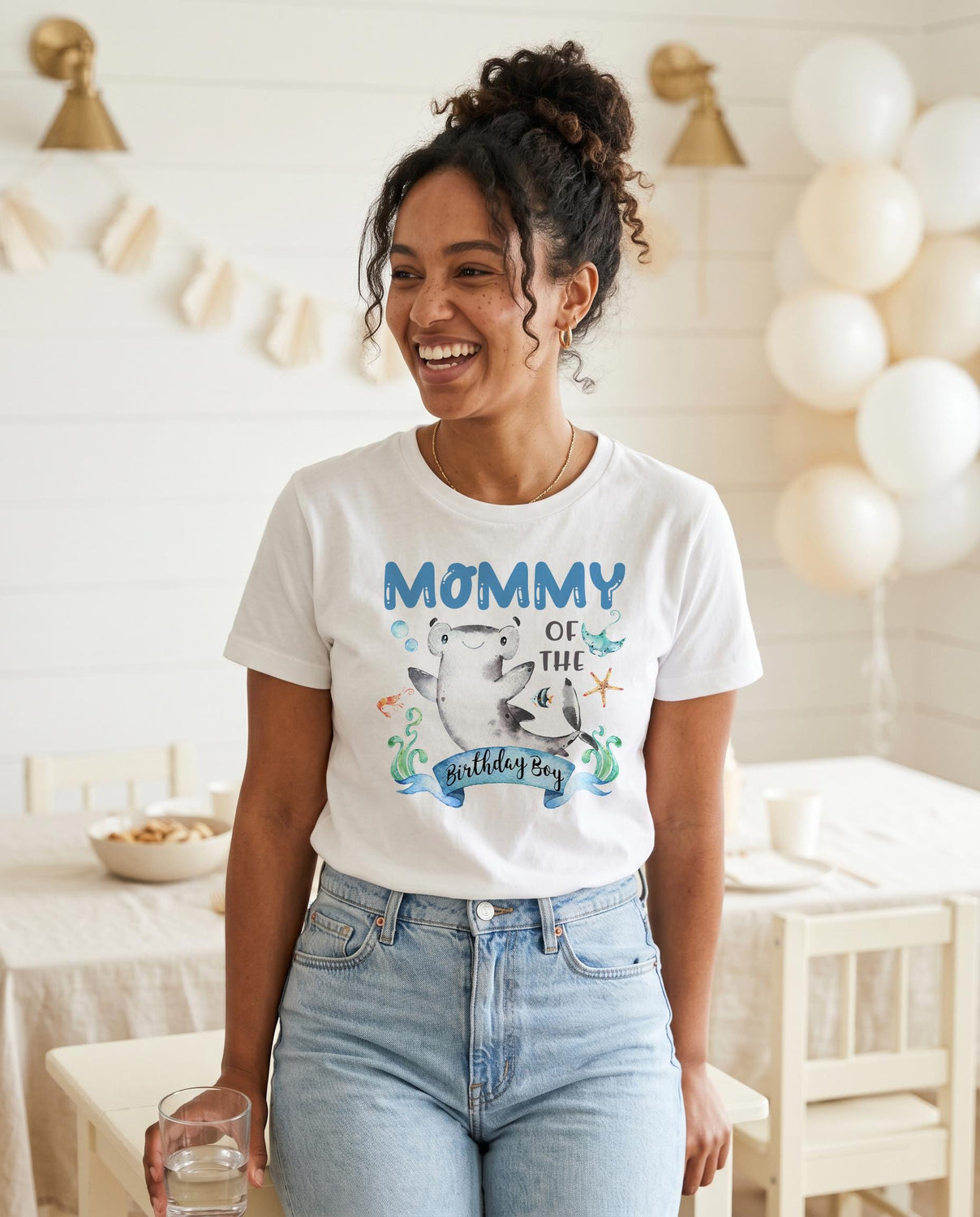 Mommy Shark Birthday Shirt, Under the Sea Party
