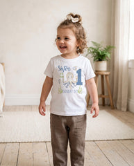 Sister of the Birthday Boy Octopus Bodysuit, Sibling Tee