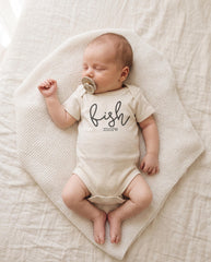 Fish More organic baby bodysuit for fishing with daddy gift