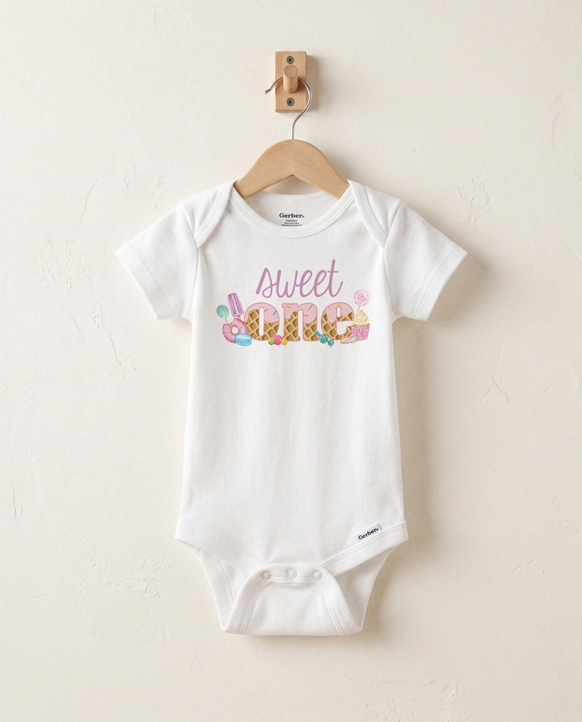 First Birthday Bodysuit, Sweet One Birthday, Candy Birthday, 1st Birthday, Ice Cream Party, Sweets Party, Two Sweet Birthday, Peachy, I am 1