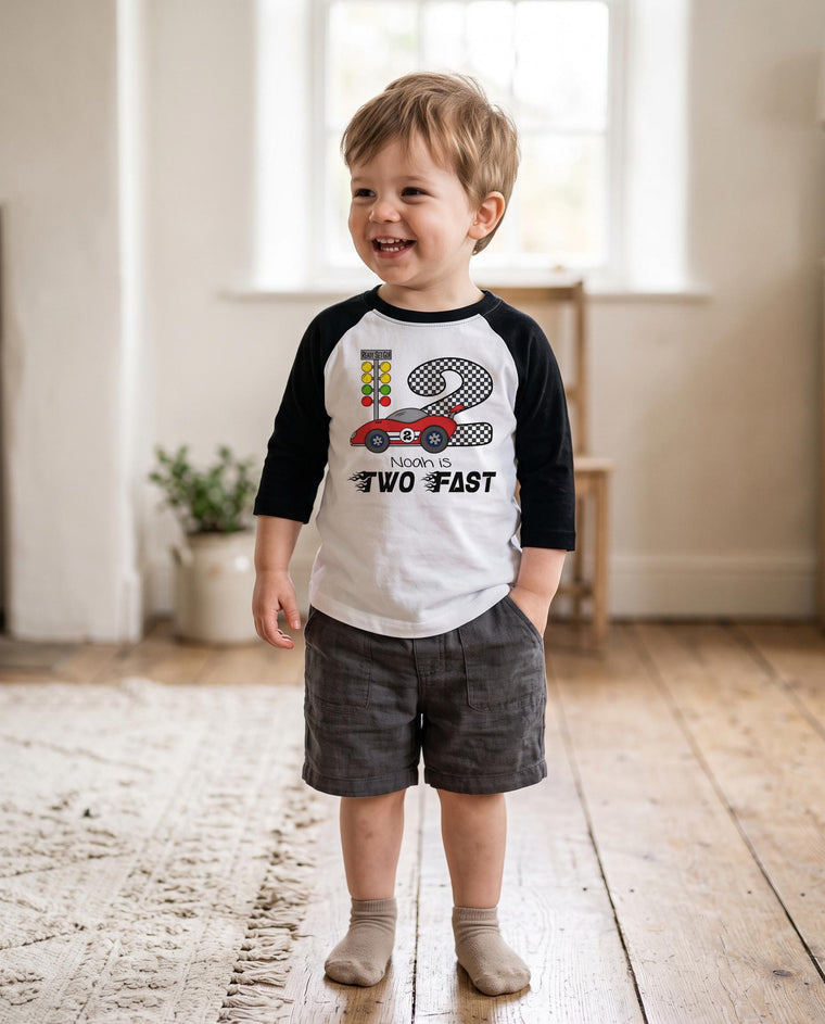 Two Fast Birthday Shirt, 2nd Birthday Shirt, Pit Crew Birthday, Cars Birthday Shirt, Race Car Birthday Shirt, 2 Fast 2 Curious Shirt, Racing