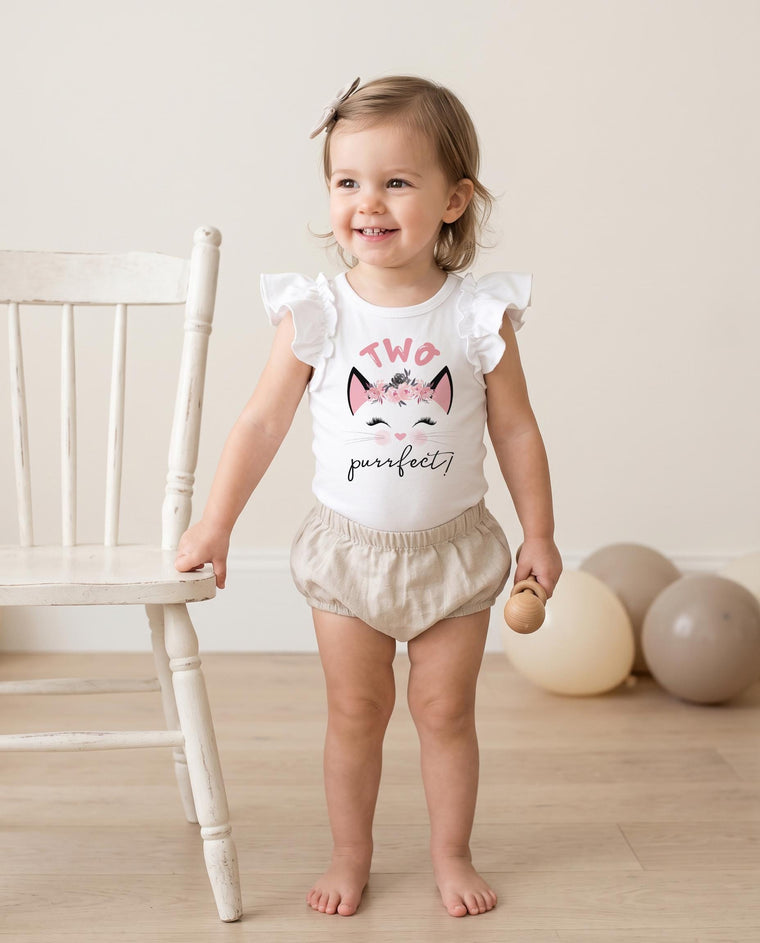 2nd Birthday Shirt, Kitten Birthday, Kitty Birthday shirt, Custom Birthday, Cat Birthday, Cat Shirt, Second Birthday, Two Purrfect, Kitty
