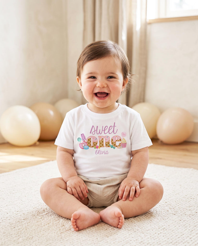 First Birthday Bodysuit, Sweet One Birthday, Candy Birthday, 1st Birthday, Ice Cream Party, Sweets Party, Two Sweet Birthday, Peachy, I am 1