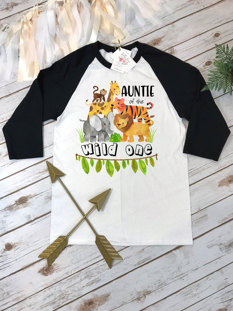 Auntie of the Wild One, Wild One Party, Jungle Birthday, Safari Birthday